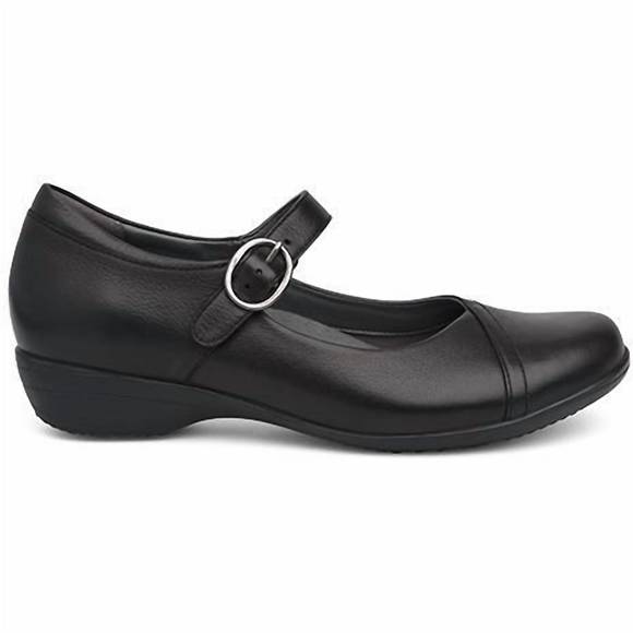 NEW DANSKO women's fawna mary jane in black milled nappa - Picture 1 of 3